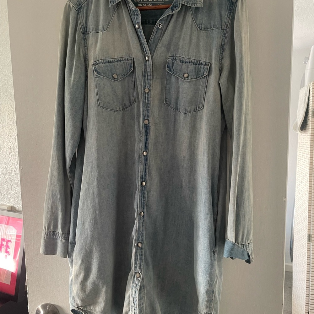 GAP denim shirtdress